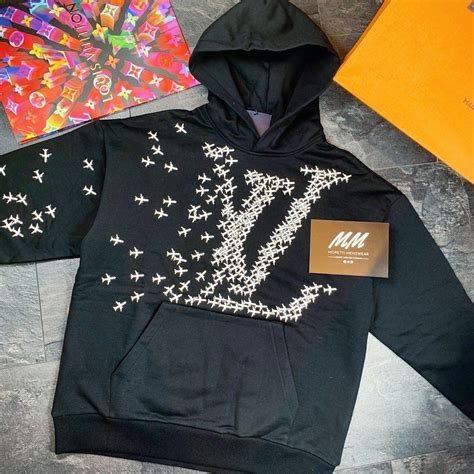 louis vuitton hoodies|louis vuitton plane hoodie.